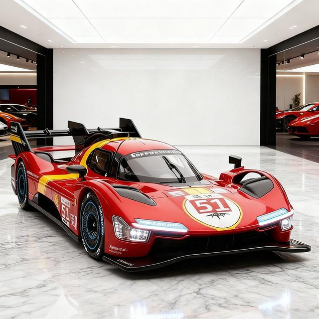 Linyi toy car Le Mans Rennwagen, Legierungsmodell, 1:22, mit Licht und Ton, ab 14 Jahren - Bild 1