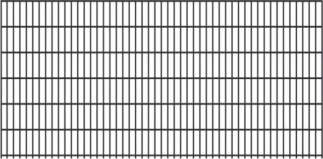 Fa-Bausysteme Doppelstabmatte Anthrazitgrau, B/H: 250 x 123 cm, 8/6/8 mm - Bild 1