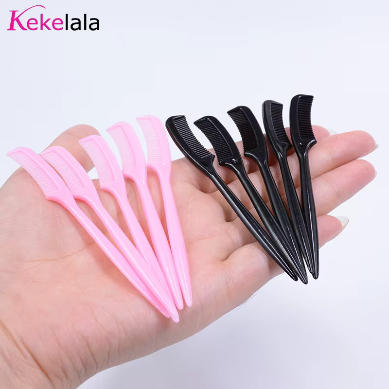 kekelala Wimpernkämme und Augenbrauenpinsel, 10 Stück, Schwarz, Unisex - Bild 3