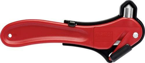 Martor Sicherheitsmesser Secumax Salvex SOS mit Industrieklinge und Teppichkralle in Rot - Bild 1