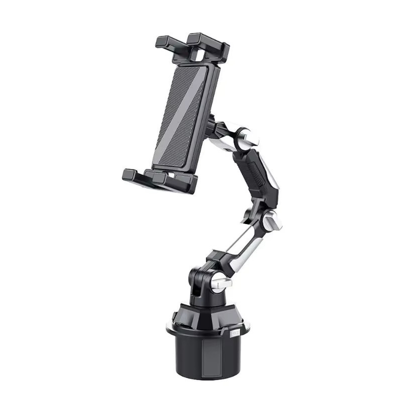 VIKEFON Universeller Auto-Getränkehalter und Tablet-Telefonhalterung mit verstellbarem langem Arm in Schwarz - Bild 6