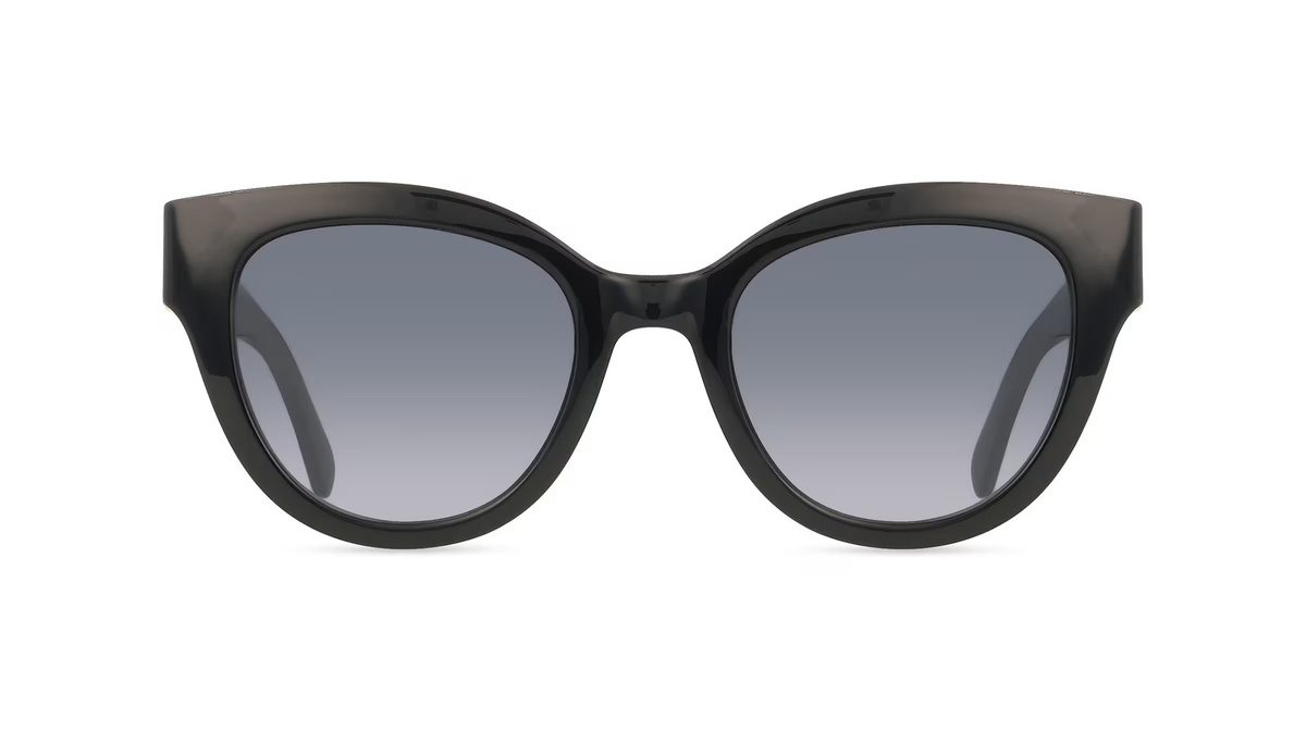 Fossil FOS 2162/G/S Sonnenbrille Cat Eye, Vollrand, Kunststoff, schwarz, Damen - Bild 1