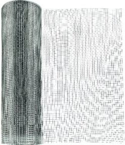 Hadra Punktgeschweißtes Gitter aus Edelstahl A2 in Silber, Länge: 25 m, Maschenweite: 8,0 x 8,0 mm, Drahtstärke: 1,0 mm - Bild 1
