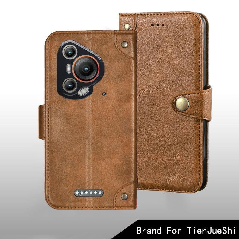 BONUMUM Retro Lederhülle mit Metallschließe für Blackview BL7000 in verschiedenen Farben - Bild 2