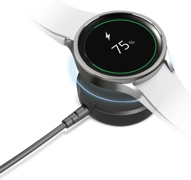 Samsung Kabelloses Ladegerät für Samsung Watch mit USB-C Anschluss, Schwarz - Bild 1