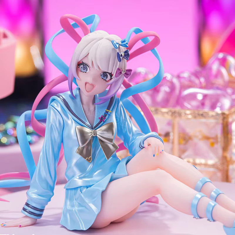 Bandai Needy Girl Overdose Sugar Sugar Chaotian Sauce Spielfigur, Sitzende Pose, 13cm - Bild 4