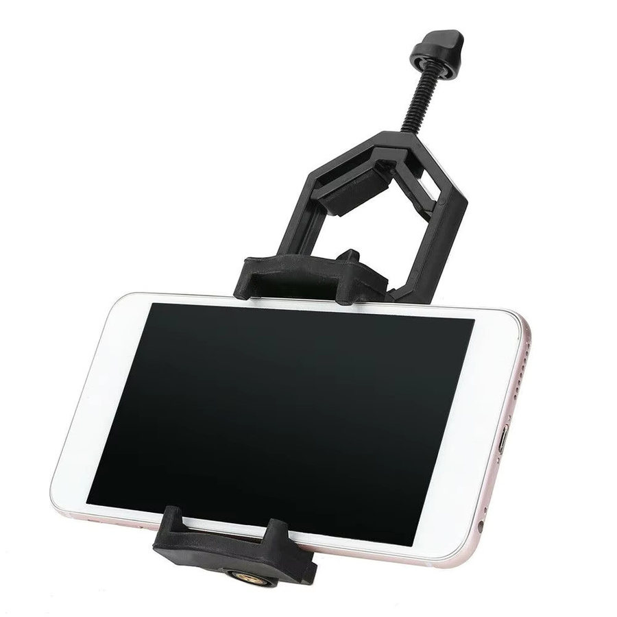 Adapter Halterung für Telefon und Kamera zur Nutzung mit Teleskop und Fernglas in Schwarz - Bild 4