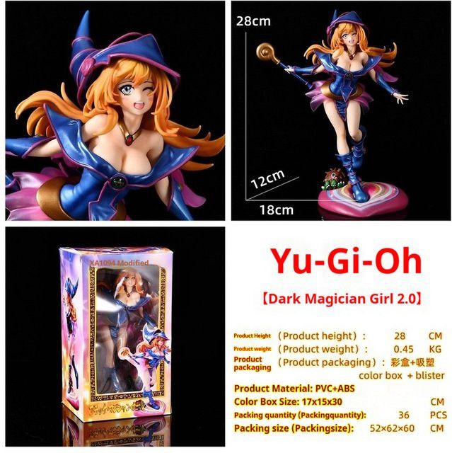 BandaiGK Yu-Gi-Oh Duel Monster Black Magic Girl 2.0 Sammlerfigur in Multicolor - Bild 1