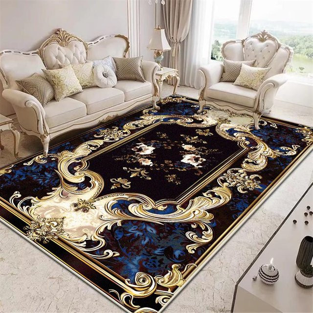 Luxuriöser Teppich von JGJG in Multicolour, modern und geometrisch, rutschfest und waschbar, B/T: 280 x 180 cm - Bild 1