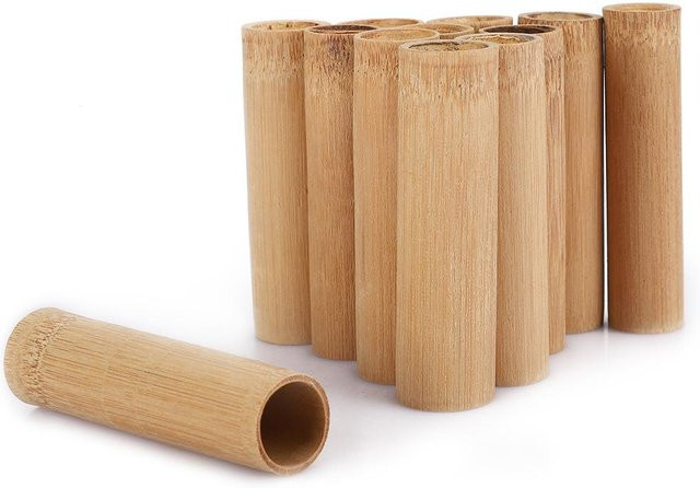 Bambus Daumen Schröpfbecher Set, beige - Bild 1
