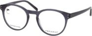 FREIGEIST 863039 Korrektionsbrille, Rund, Vollrand, Kunststoff, Herren, black grey - Bild 1