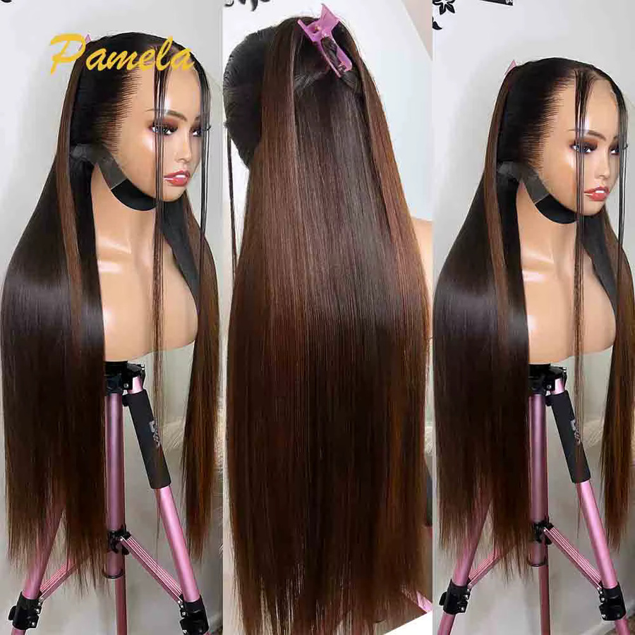 Pamela Echthaarverlängerung, Ombre1b, 4 farbig, 3 Bündel, Damen - Bild 3