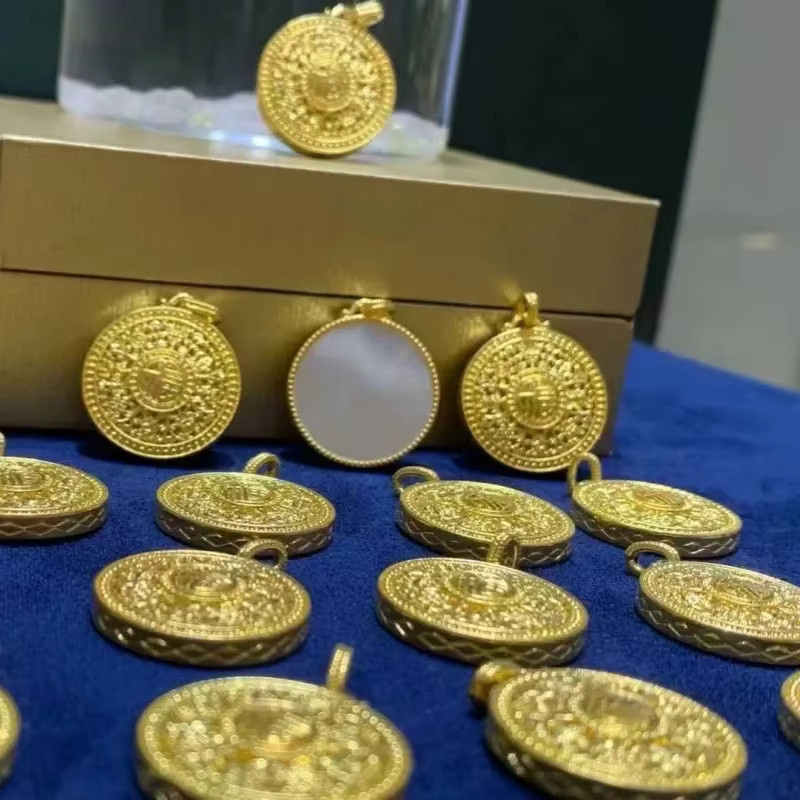 Anhänger Kompass, 750 Gold, Damen - Bild 2