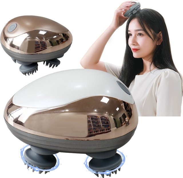 Raiuleko Elektrisches Kopfmassagegerät, Weiß, Unisex - Bild 1