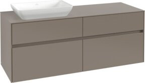 V&B Waschtischunterschrank Collaro in Beige mit LED-Beleuchtung 10W, B/H/T: 140 x 54,8 x 50 cm - Bild 1