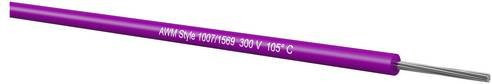 Kabeltronik Schaltlitze 1 x 0,22 mm² Violett 500 m - Bild 1