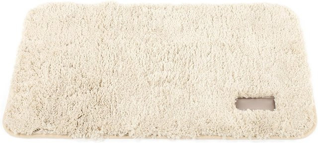 Bodenmatte Berberfleece Wasserabsorbierend und Rutschfest in Beige, B/B: 50 x 80 cm - Bild 1