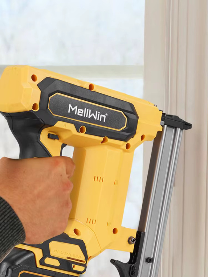 MELLWIN Schnurlose elektrische Nagelpistole mit 2 Modi, kabelloser Framing-Nagler und Tacker für Makita 18 V Akku - Bild 7