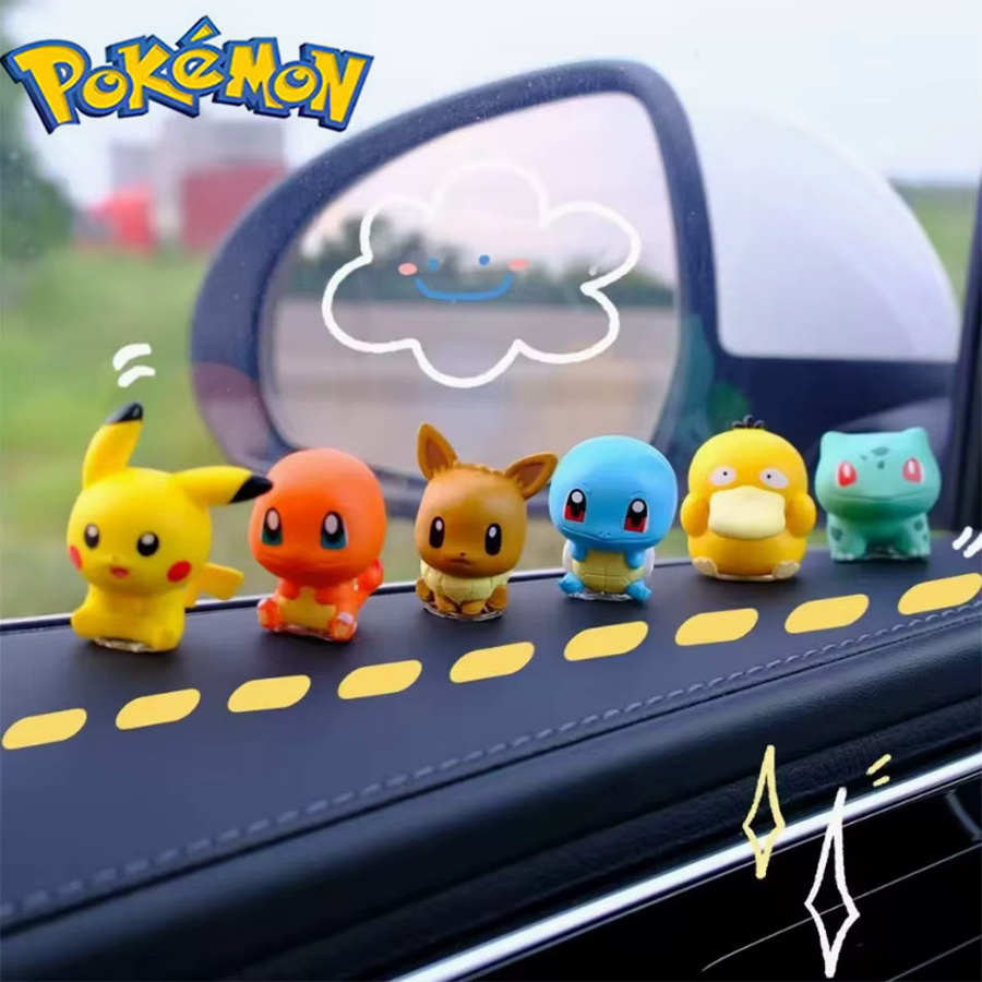 TAKARA TOMY Pokémon Pikachu Figuren, Wasserspielzeug, 6-teiliges Set - Bild 4