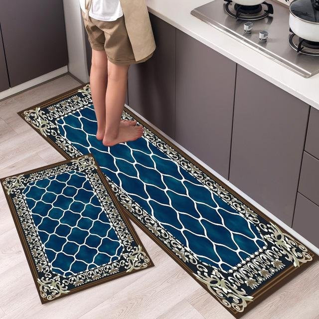 Rutschfeste und waschbare Küchenmatte von Yiran Furniture aus 100% Polyester, B/B: 60 x 40 cm - Bild 1