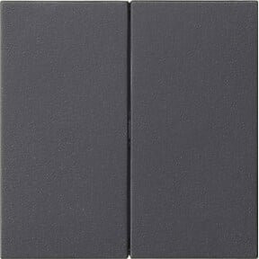 Gira Bedienaufsatz 2fach Schalter in Anthrazit 536228 - Bild 1