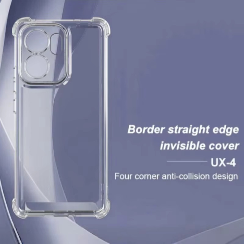 2er-Set stoßfeste TPU Handyhülle für OPPO Reno 13F in Transparent - Bild 3