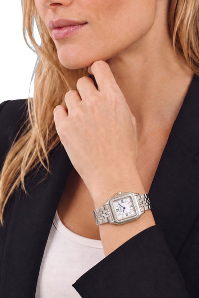 Joop! Armbanduhr Edelstahl, Silber, Quarz, Diamantbesetzt, Damen - Bild 2