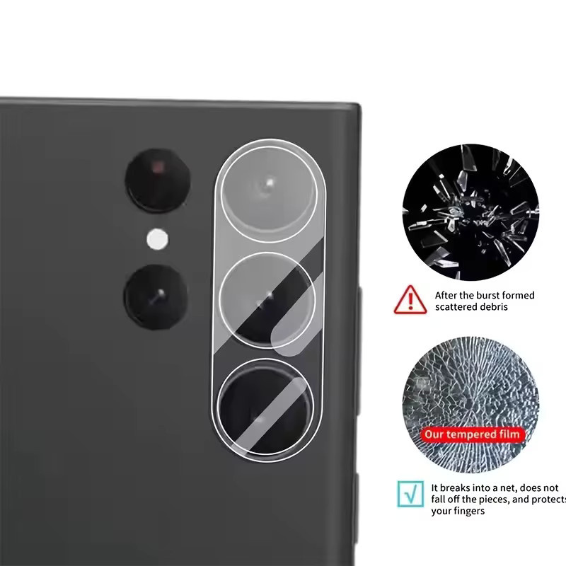 Kratzfestes Schutzglas für die Kamera von Samsung Galaxy S26 Ultra und S26 Plus, transparent - Bild 3