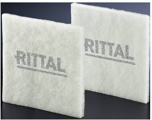 Rittal Ersatz-Filtermatte Chemiefaser SK 3322.700, Farbe: Weiß, B x H x T: 120 x 120 x 1,2 cm, 5 Stück - Bild 1