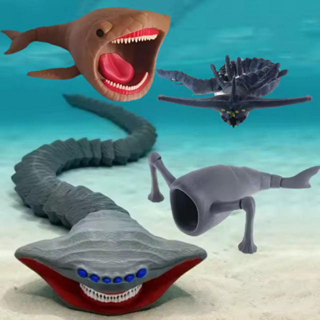 Bandai Sea Eater Bloop Gran Maja Actionfigur, Tiefsee-Monster-Figuren, 1-teiliges Set - Bild 1