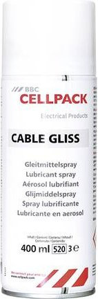 CellPack CABLE GLISS Silikonspray Gleitmittel Transparent 400 ml - Bild 1