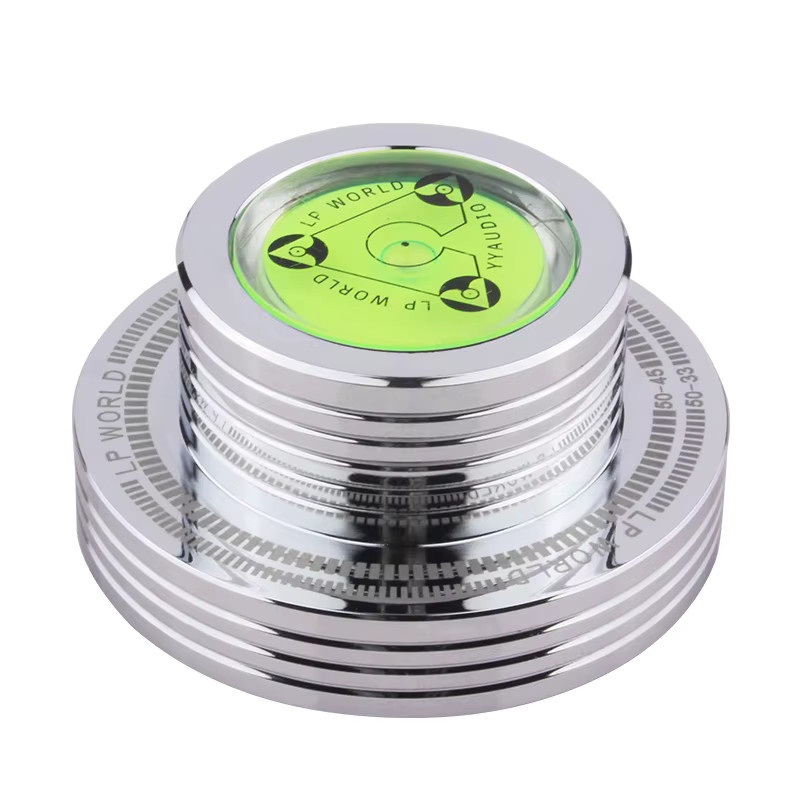 YYAUDIO Premium LP Plattenspieler-Stabilisator aus legiertem Stahl für 50 Hz in Gold oder Silber - Bild 5