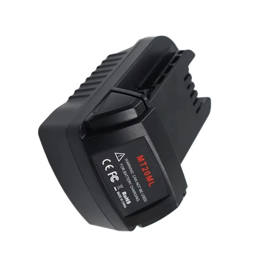 Mt20ml Batterie Adapter Konverter mit USB-C Ladegerät für Makita 18V Lithium-Ionen-Akkus in Schwarz - Bild 2