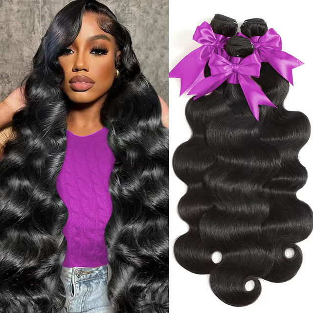 Eddfine Body Wave Brasilianisches Remy Echthaar, Welliges Haarverlängerung - Bild 1
