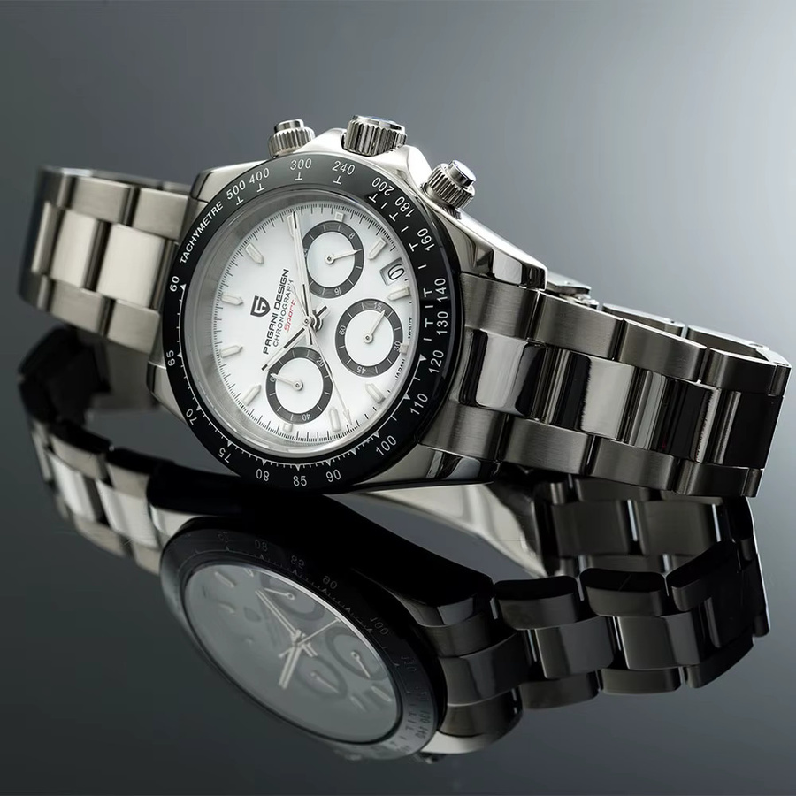 Pagani Design Chronograph, Quarz, Edelstahl, 40 mm, Herren - Bild 5