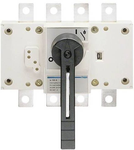 Hager Lasttrennschalter HA458 4polig 630A 415V in Weiß - Bild 1