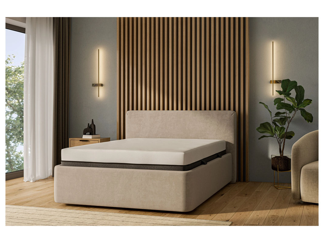 LIVARNO Royal Support Visco 7-Zonen Taschenfederkern-Matratze, H3, Farbe: Weiß, B/T: 140 x 200 cm - Bild 3