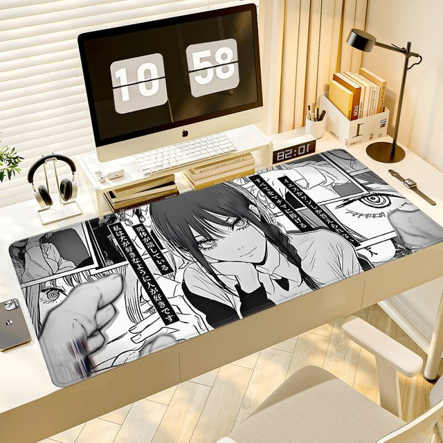 HYBXAXC XXL Mauspad Kettensäge Mann Multicolor Anti-Rutsch Gamer Mousepad für PC und Laptop - Bild 1