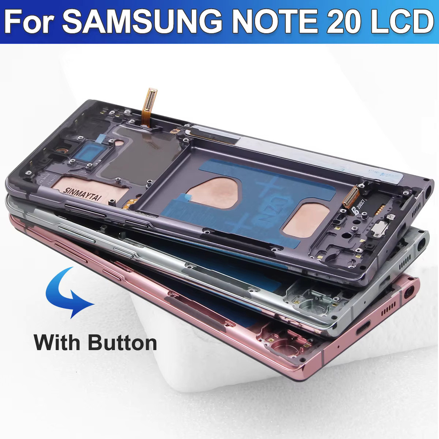 Samsung Galaxy Note 20 N980F LCD Display mit Digital Touch Screen Montage in Schwarz - Bild 3