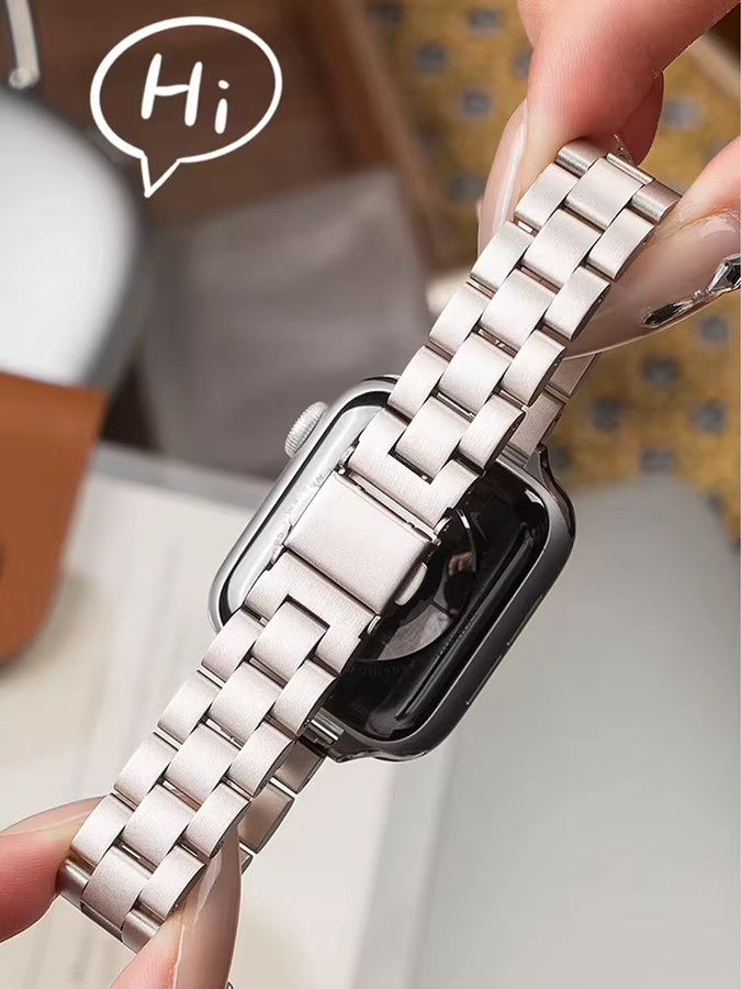 Armband für Apple Watch, Edelstahl, Silber, Damen - Bild 2