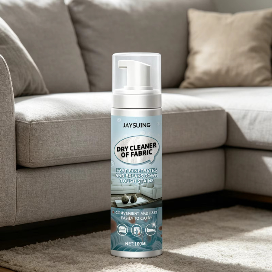 JAYSUING Stoff-Fleckenentferner für Sofa, Vorhang und Teppich zur Tiefenreinigung, sanfter Mehrzweck-Trockenreiniger, Farbe: Weiß, 100ml - Bild 3