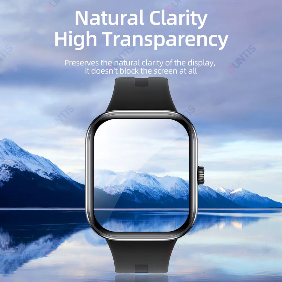 DUNTIS Displayschutzfolie für Xiaomi Redmi Watch 5, Silikon, transparent - Bild 6