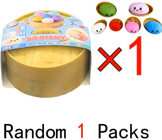 Yiran toy 1 Teigtaschen Squishy Stressabbau Bälle mit Dampfgarer - Bild 1