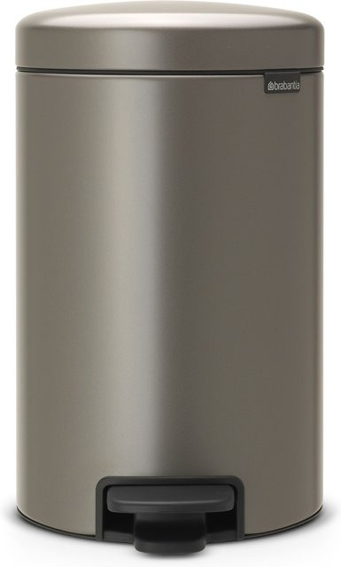 Brabantia Treteimer NewIcon Abfalleimer Platinum mit geräuschlosem Deckelverschluss, B/T/H: 43,0 x 32,0 x 1,0 cm - Bild 1