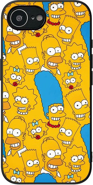 Handyhülle mit Simpsons Anime Design für Samsung Galaxy S25 S24 S23 FE Plus Ultra A16 A15 A55 A57 5G in Multicolour - Bild 1