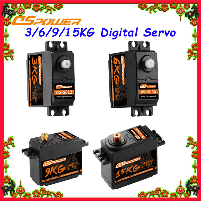 DSPOWER Digitaler Servo, mit Metall/Kunststoff-Getriebe, RC Servomotor - Bild 1