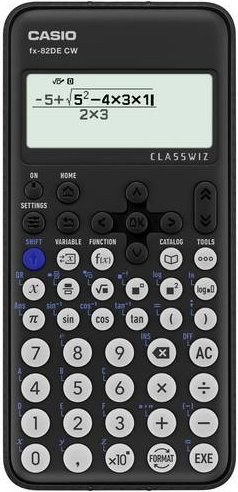 Casio ClassWiz FX-82DE CW Technisch wissenschaftlicher Schulrechner Schwarz - Bild 1