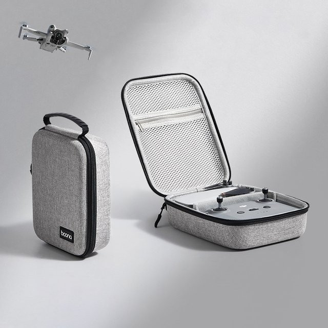 Boona Hartschalen-EVA Drohnenkoffer für DJI Mini 2/3/3Pro/4Pro in Grau - Bild 1