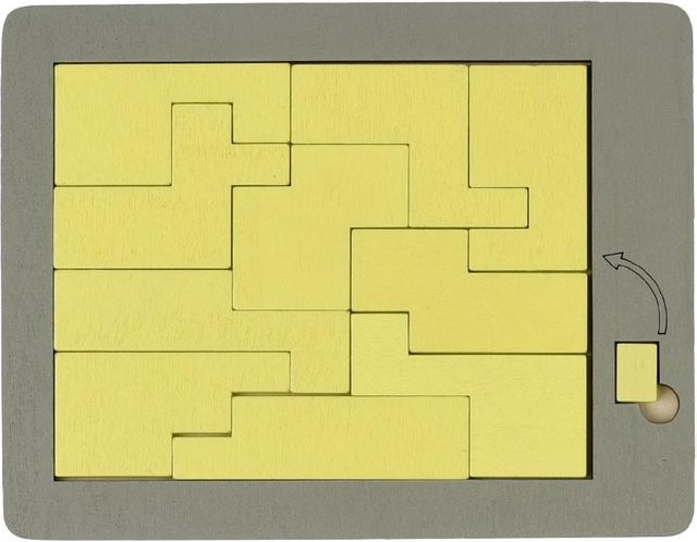 Holzpuzzleblöcke Geometrisches Tangram Formmuster Lernspielzeug 3-6 Jahre - Bild 1