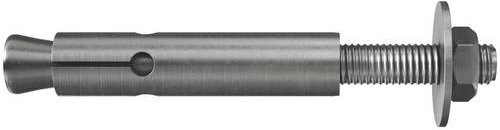 Fischer FZA Bolzenanker M12/55 aus Edelstahl in Silber, 10 Stück - Bild 1